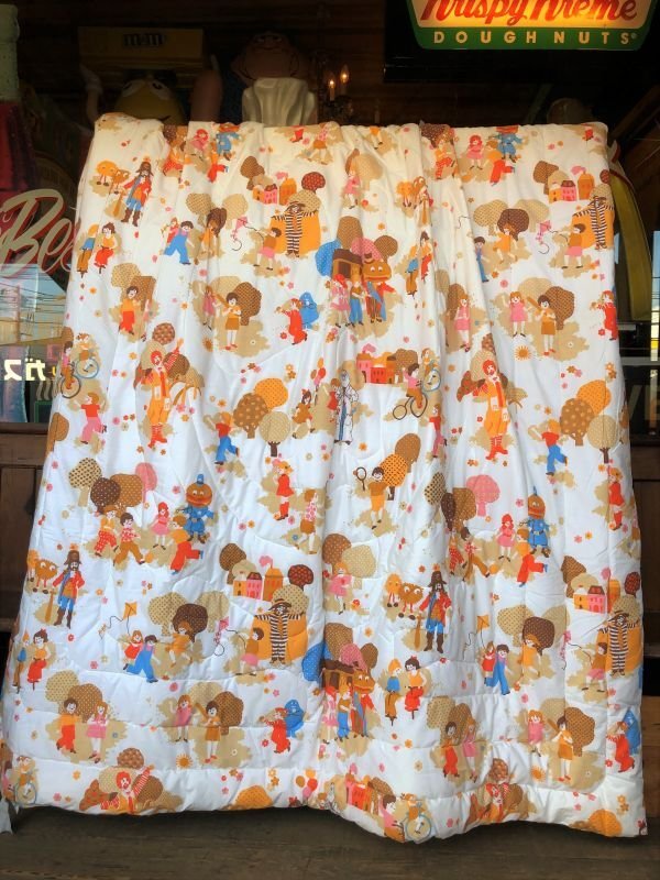 画像9: 70s Vintage Original McDonalds Twin Size Bed Comforter 220x175cm (B487)