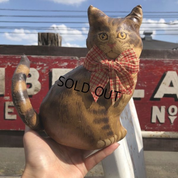 画像4: 1930s〜 Antique Cats Kitten Lithographed Oil Cloth Dolls (B488)