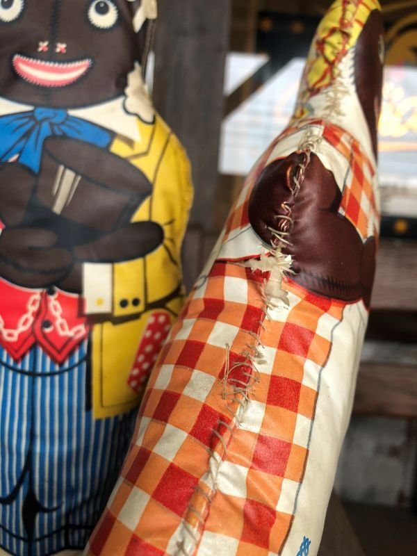 画像9: 40s Vintage Aunt Jemima Advertising Oil Cloth Doll Set (B489)