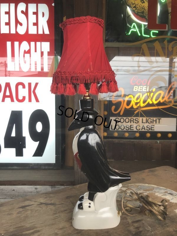 画像12: 50s Vintage Advertising Old Crow Whiskey Lamp (B494)