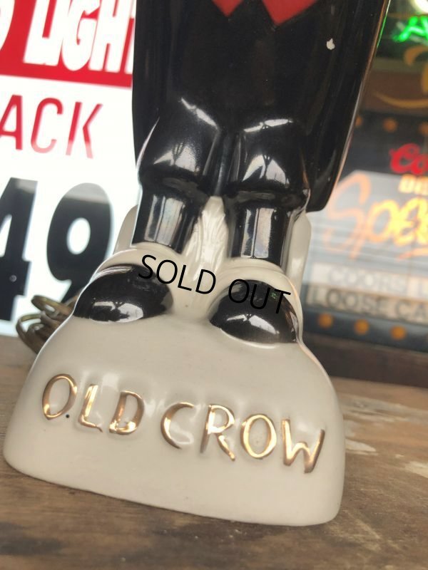 画像7: 50s Vintage Advertising Old Crow Whiskey Lamp (B494)
