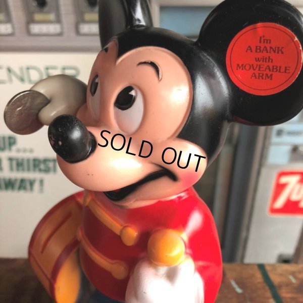 画像2: Vintage Disney Plastic Bank  Mickey Mouse (B497)