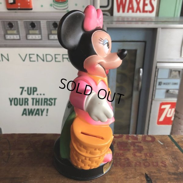 画像4: Vintage Disney Plastic Bank  Minnie Mouse (B498)