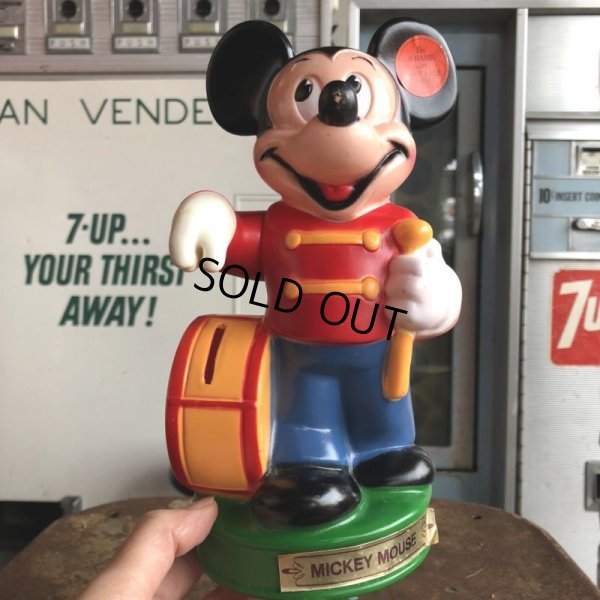 画像10: Vintage Disney Plastic Bank  Mickey Mouse (B497)