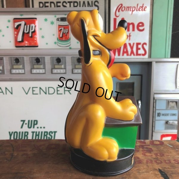 画像8: Vintage Disney Plastic Bank  Pluto (B495)