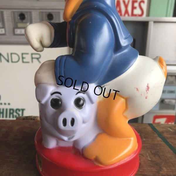 画像5: Vintage Disney Plastic Bank  Donald Duck (B496)