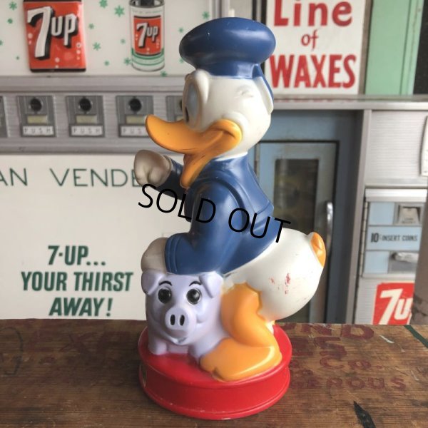 画像2: Vintage Disney Plastic Bank  Donald Duck (B496)