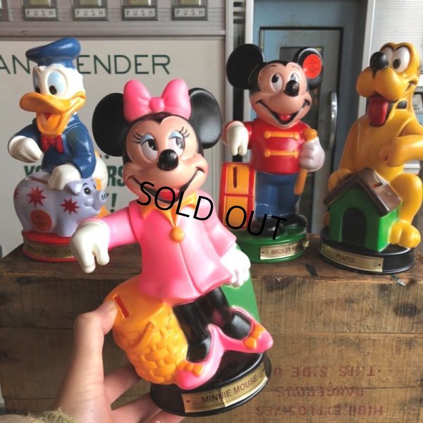 画像10: Vintage Disney Plastic Bank  Minnie Mouse (B498)