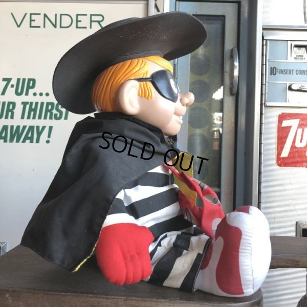 画像2: 80s Vintage McDonald's Hamburglar Plush Doll (B500)