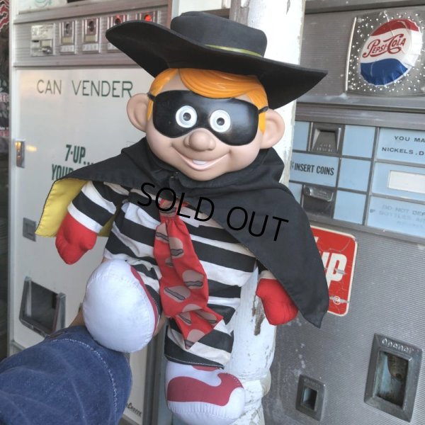 画像13: 80s Vintage McDonald's Hamburglar Plush Doll (B500)