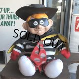 80s Vintage McDonald's Hamburglar Plush Doll (B500)