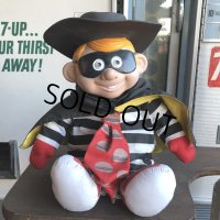 80s Vintage McDonald's Hamburglar Plush Doll (B500)