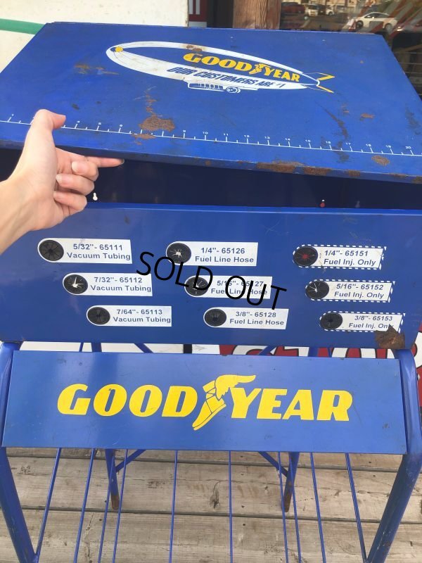 画像11: Vintage Original Goodyear Store Display Metal Cabinet (B493)