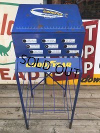 Vintage Original Goodyear Store Display Metal Cabinet (B493)