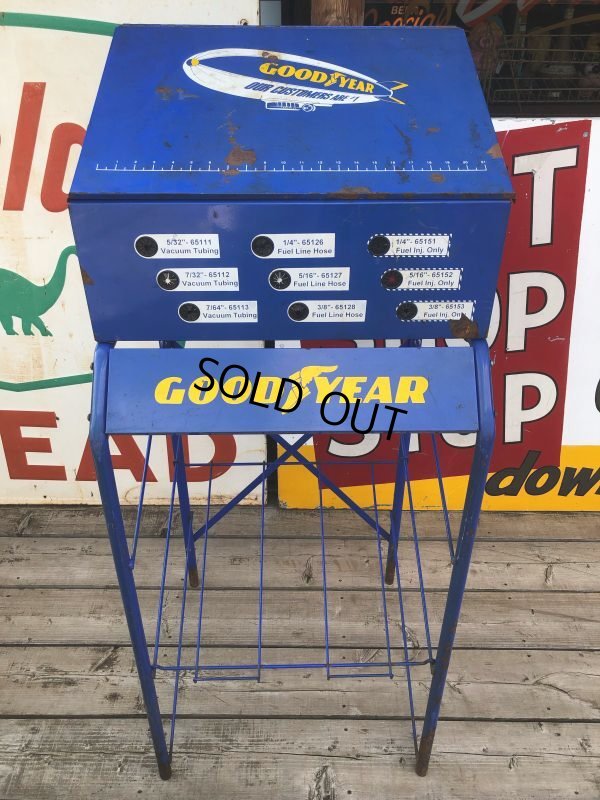 画像1: Vintage Original Goodyear Store Display Metal Cabinet (B493)