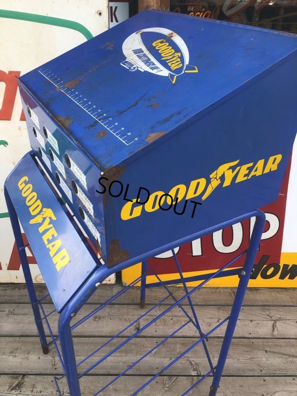 画像5: Vintage Original Goodyear Store Display Metal Cabinet (B493)