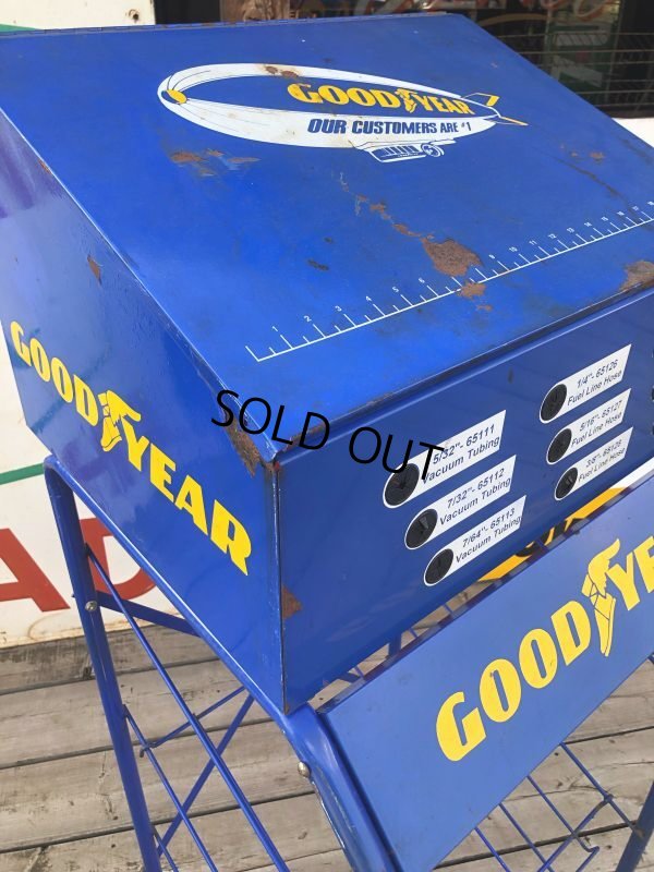 画像6: Vintage Original Goodyear Store Display Metal Cabinet (B493)
