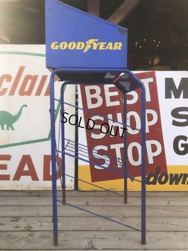 画像3: Vintage Original Goodyear Store Display Metal Cabinet (B493)