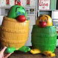 画像9: 70s Vintage Peek A Boo Barrel Coin Bank (B496) 