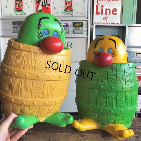 画像9: 70s Vintage Peek A Boo Barrel Coin Bank (B496)