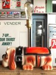 画像9: 70s Carnival Prize Vintage Hound Dog Plastic Lamp (B498)