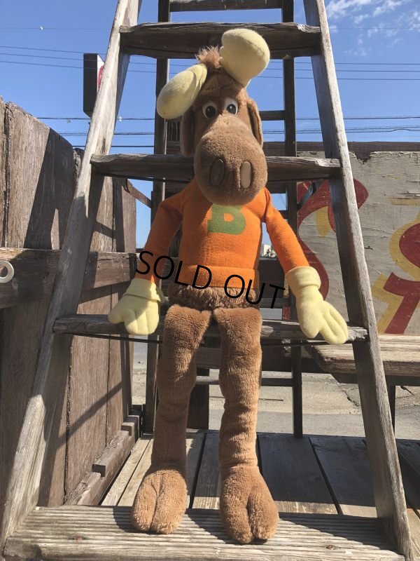 画像1: Vintage Terry Toons Bullwinkle Plush Doll 85cm (B501)