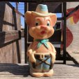 画像1: Vintage Rubber Doll Cowboy Dog (B502) (1)