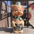 Vintage Rubber Doll Cowboy Dog (B502)