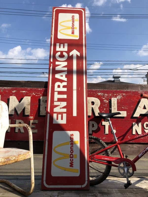 画像1: Vintage McDonald's ENTRANCE Store Display Sign Hard to Find!!! (B503)