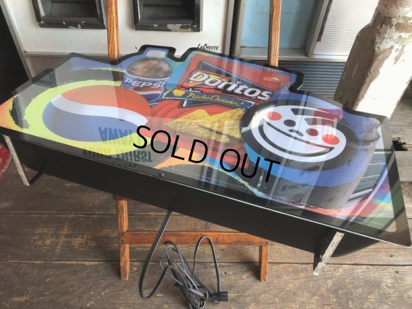 画像4: 00s Advertising Pepsi & FRITO LAY Lighted Store Display Sign (B505)