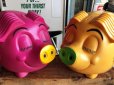 画像10: 70s Vintage Psychedelic Hippie Pig Piggy Bank BIG SIZE (B506)