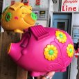 画像12: 70s Vintage Psychedelic Hippie Pig Piggy Bank BIG SIZE (B506)