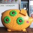 画像4: 70s Vintage Psychedelic Hippie Pig Piggy Bank BIG SIZE (B506)