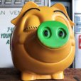 画像8: 70s Vintage Psychedelic Hippie Pig Piggy Bank BIG SIZE (B506)