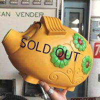 70s Vintage Psychedelic Hippie Pig Piggy Bank BIG SIZE (B506)