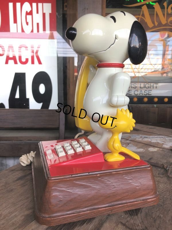画像8: 70s Vintage Snoopy Telephone (B509)