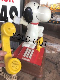 70s Vintage Snoopy Telephone (B509)