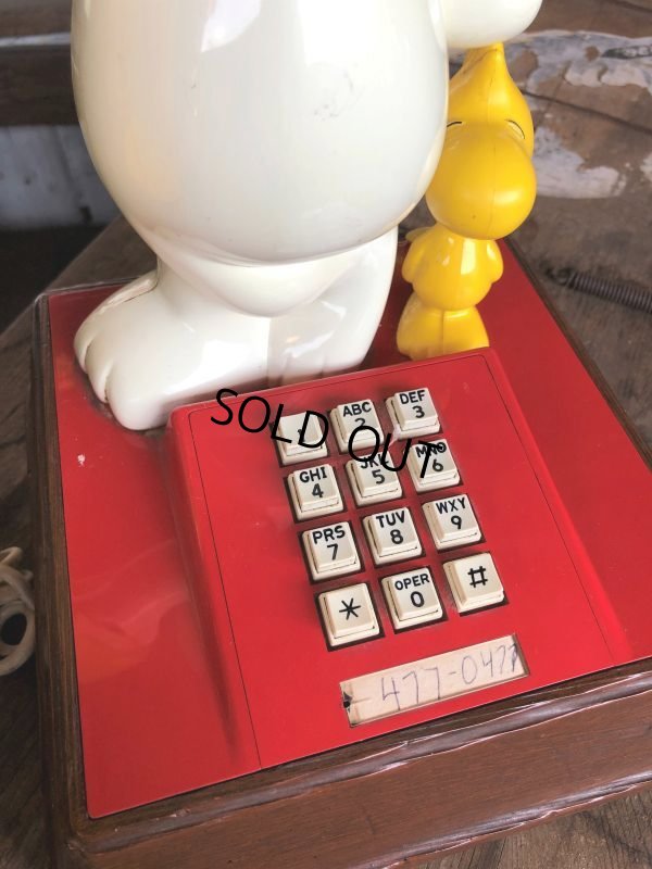 画像4: 70s Vintage Snoopy Telephone (B509)