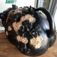 画像5: 70s Vintage Piggy Flowers Coin Bank SUPER BIG SIZE (B515)