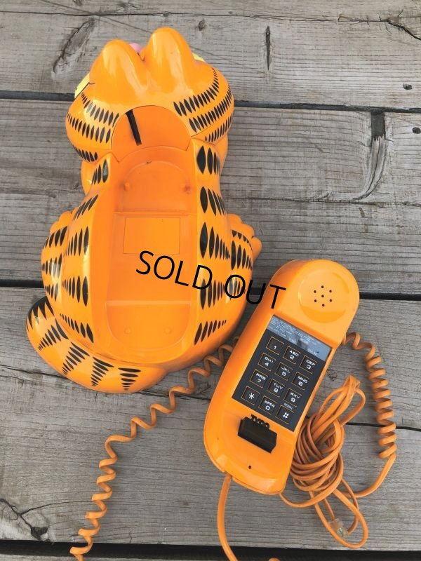 画像6: 80s Vintage Garfield the Cat Phone (B516)