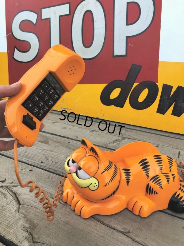 画像1: 80s Vintage Garfield the Cat Phone (B516)