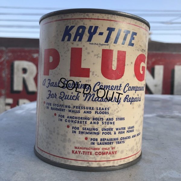 画像1: Vintage KAY-TITE PLUG Can (B537) 