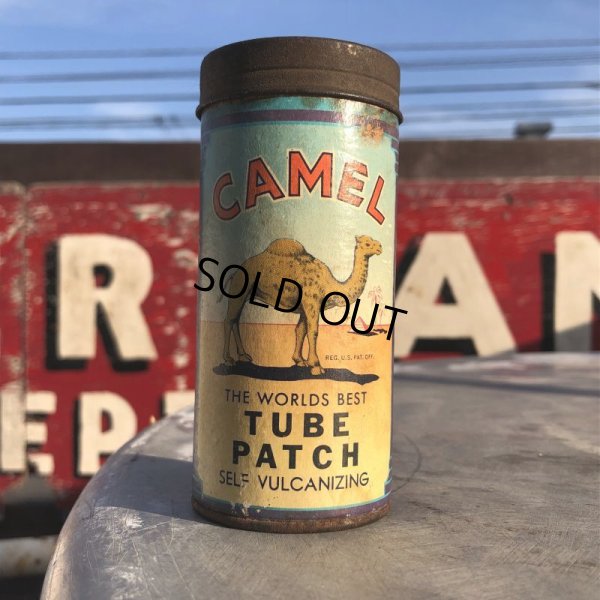 画像1: Vintage CAMEL TUBE PATCH Can (B530) 