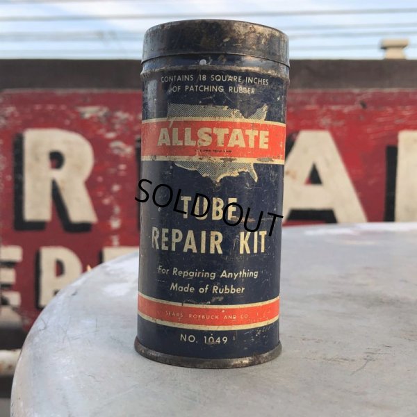 画像1: Vintage ALLSTATE TUBE REPAIR KIT Can (B535) 
