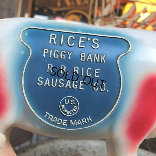 画像12: 50s Vintage RICE's Piggy Bank (B541)