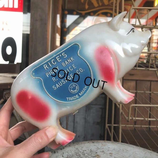 画像13: 50s Vintage RICE's Piggy Bank (B541)