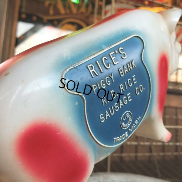 画像11: 50s Vintage RICE's Piggy Bank (B541)