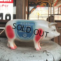 50s Vintage RICE's Piggy Bank (B541)