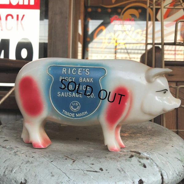 画像1: 50s Vintage RICE's Piggy Bank (B541)