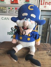 80s Vintage Cap'n Crunch Plush Doll (B542)